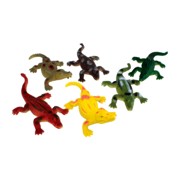 ADORNO 6 CAIMANES Adorno para Pecera de 6 Caimanes