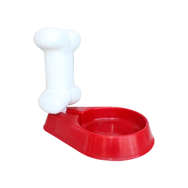 Bebedero con Deposito en Forma de Hueso