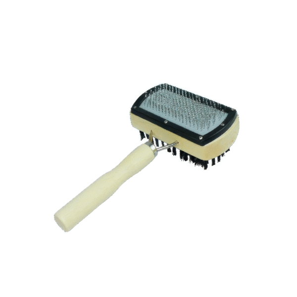 Cepillo Doble Cara Mango de Madera