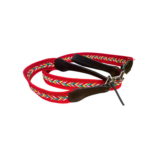 Cadena Correa con Piel Tejida