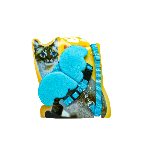 Correa con Pechera de Alas para Gato