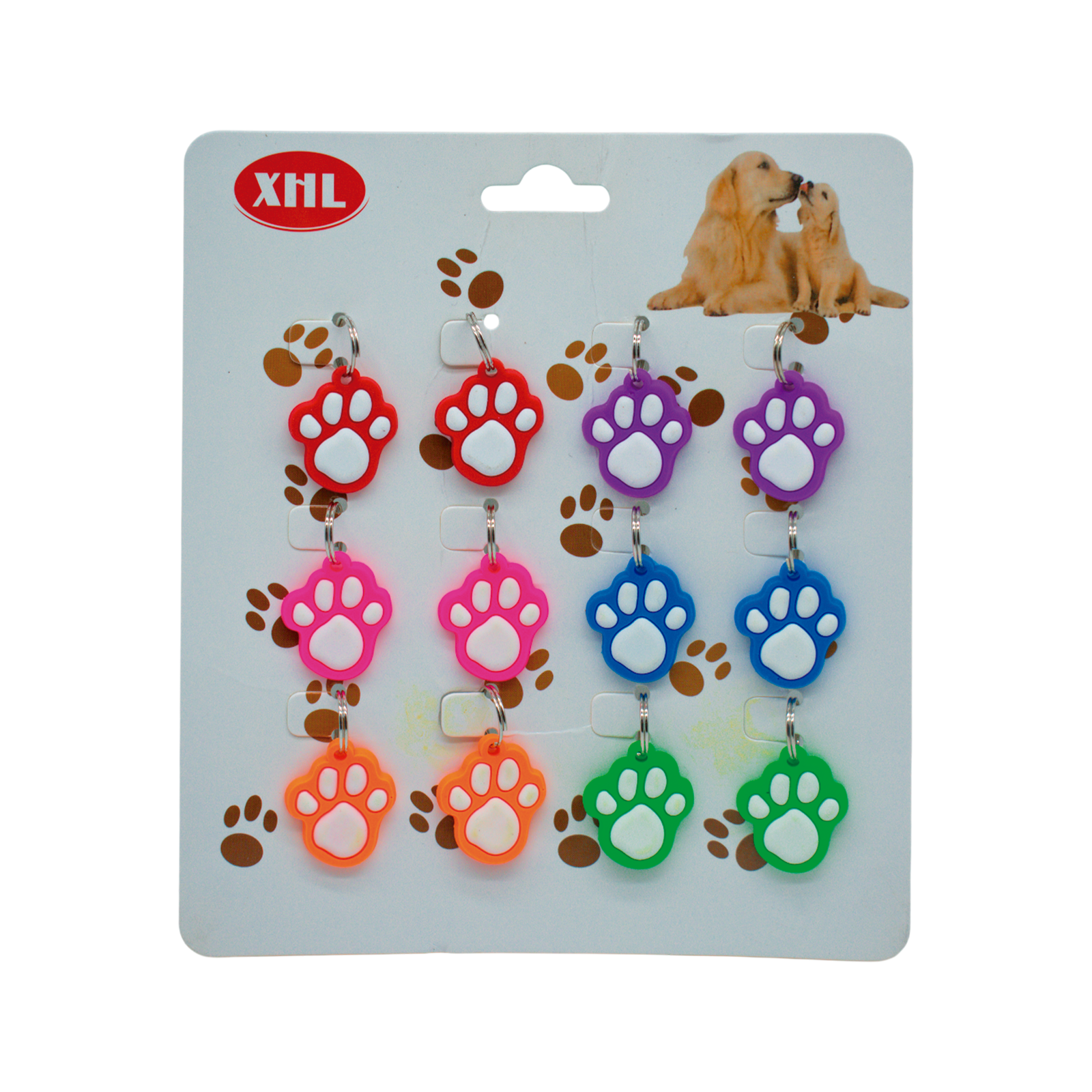 Dije de Plastisol Huella (13 Piezas en Varios Diseños)