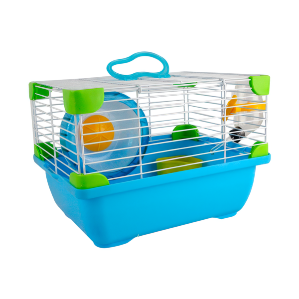 Jaula para Roedor Rueda y Bebedero