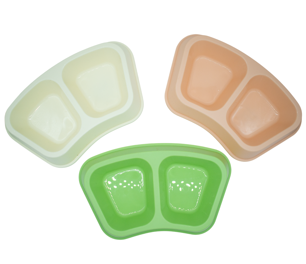 1 PLATO DOBLE PLASTICO